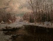 Maurice Galbraith Cullen First Snow Sweden oil painting artist